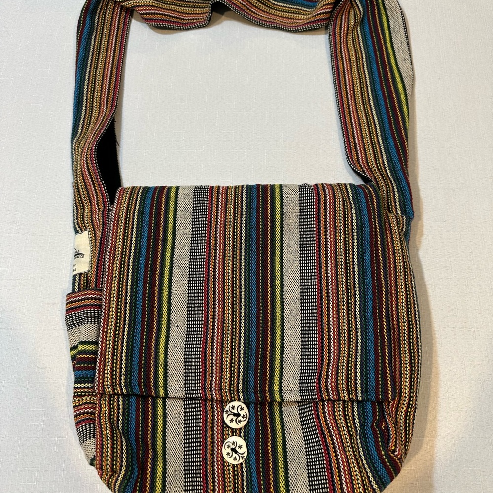 Ganesh Himal Boho Woven Crossbody Bag Fair Trade Nepal